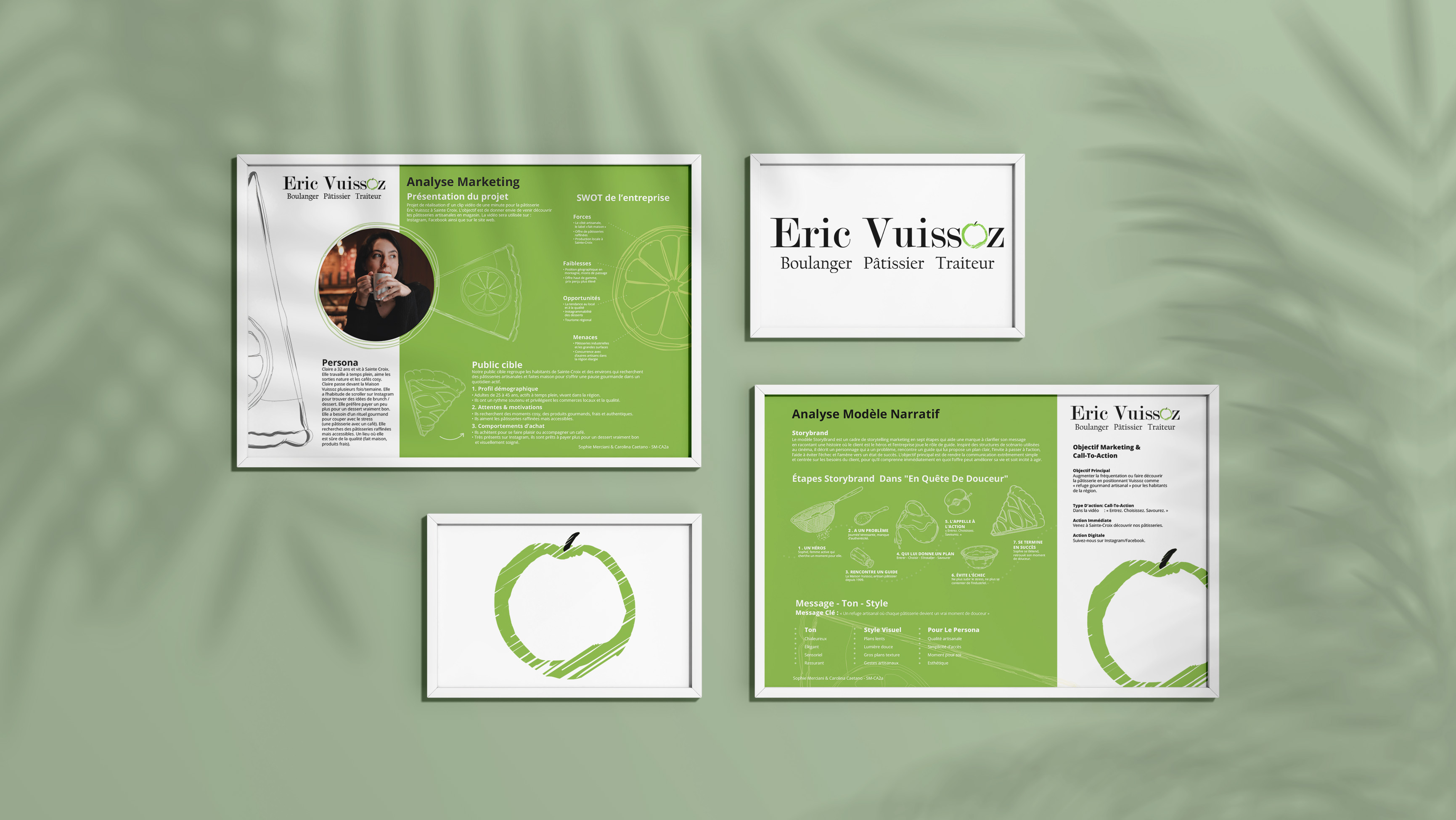 Infographies du projet Maison Vuissoz